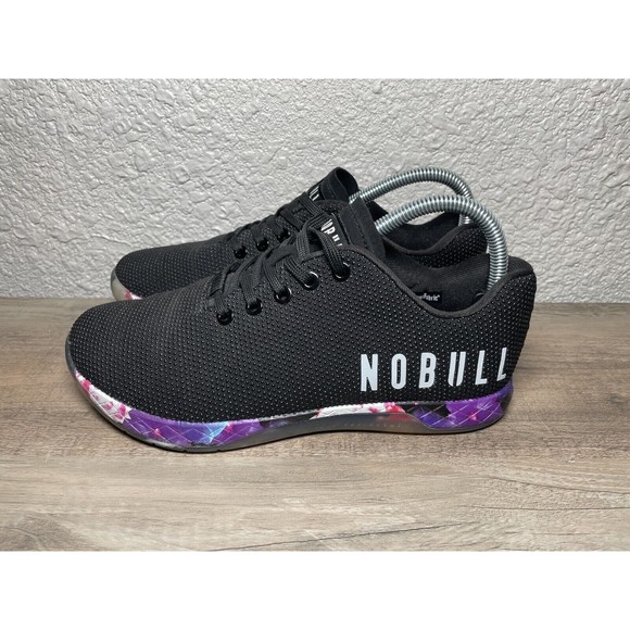 NOBULL Shoes - NOBULL No Bull Unisex Size W 8.5 M 7 Black Floral Training Gym Shoes Athletic
